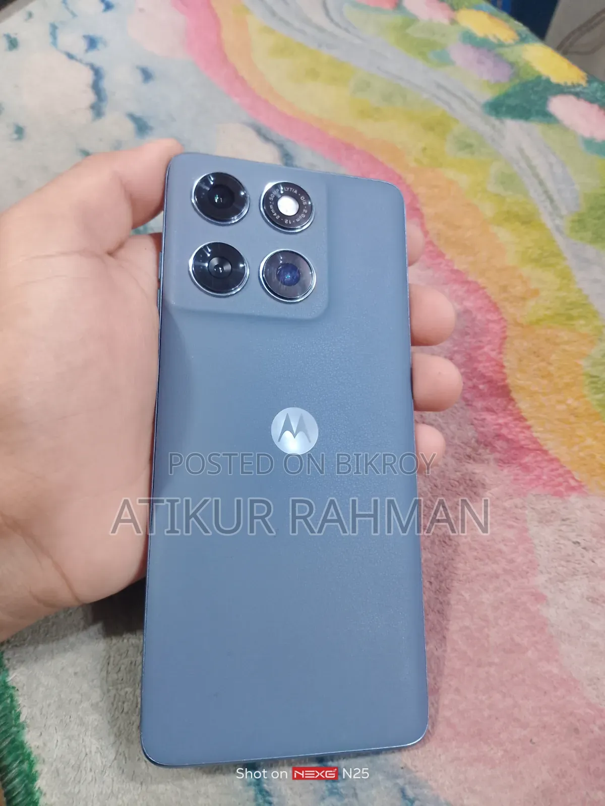 মোটোরোলা এজ ৬০ ফিউশন ২৫৬ জিবি গ্রে