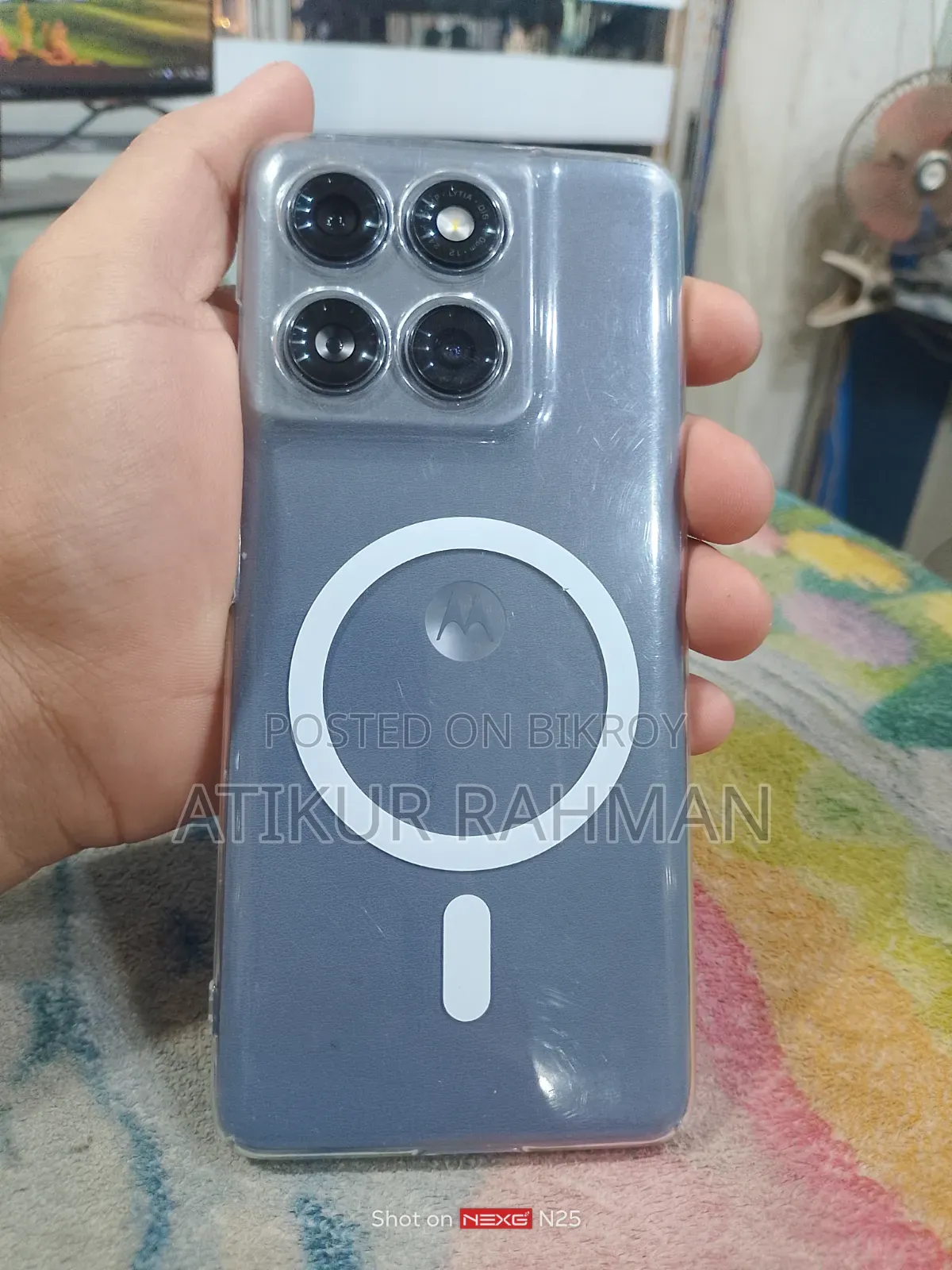 মোটোরোলা এজ ৬০ ফিউশন ২৫৬ জিবি গ্রে