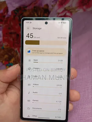 New Google Pixel 7a 128 GB White