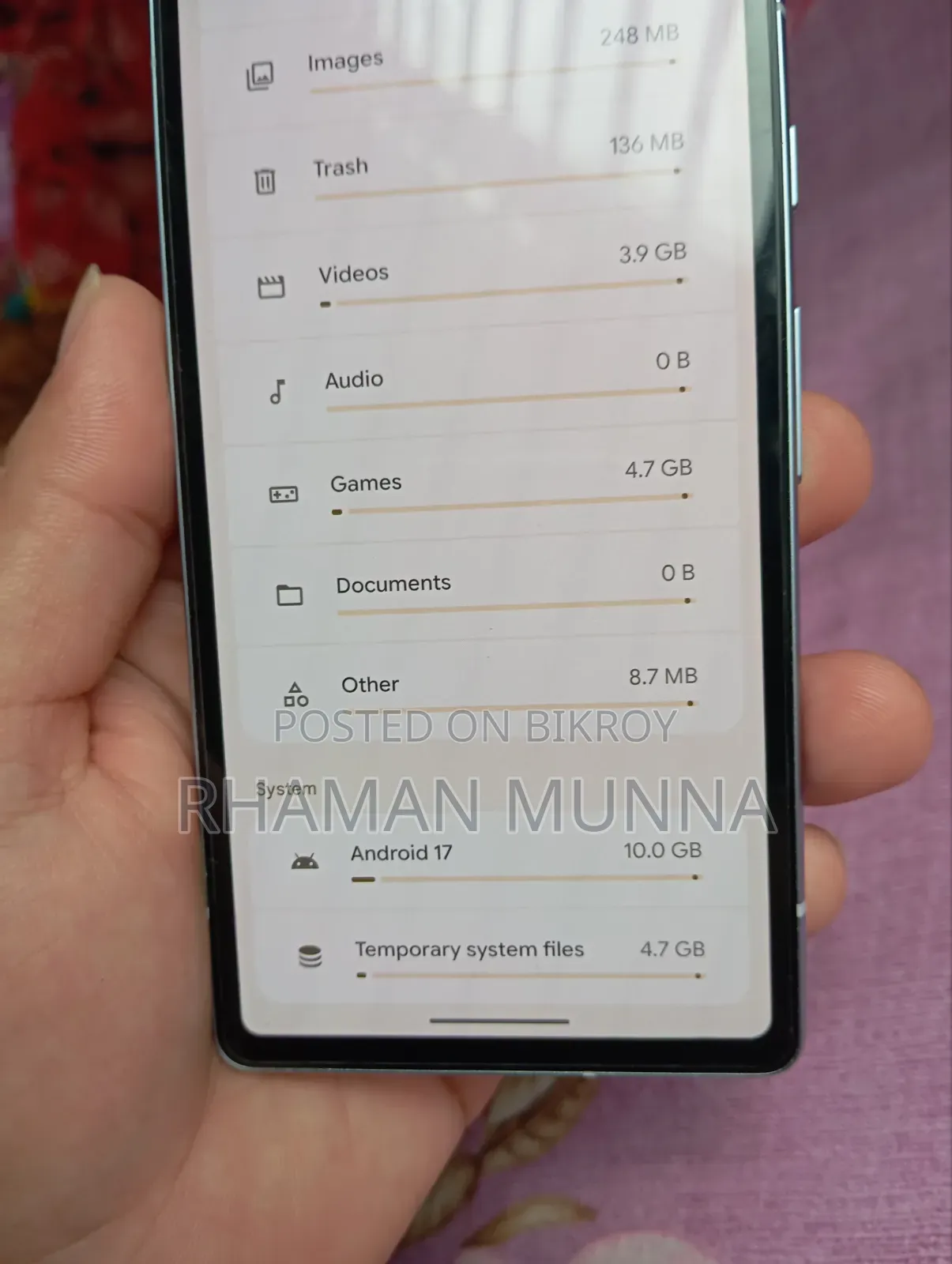 New Google Pixel 7a 128 GB White