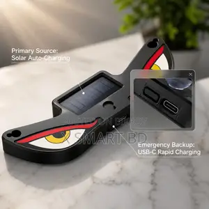 Solar Devil Eyes LED Car/Bike Window Light With Motion Sensor USB-C