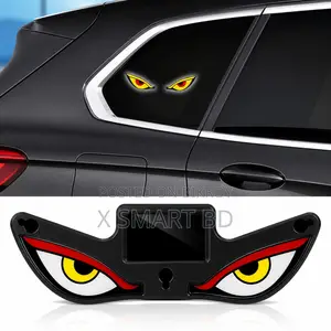 Solar Devil Eyes LED Car/Bike Window Light With Motion Sensor USB-C