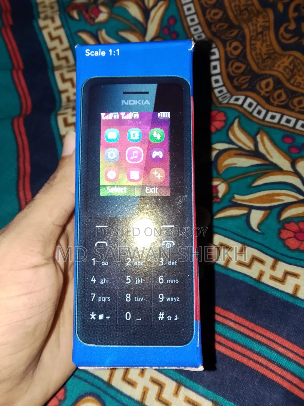 নোকিয়া ১০৭ ডুয়েল সিম ব্ল্যাক
