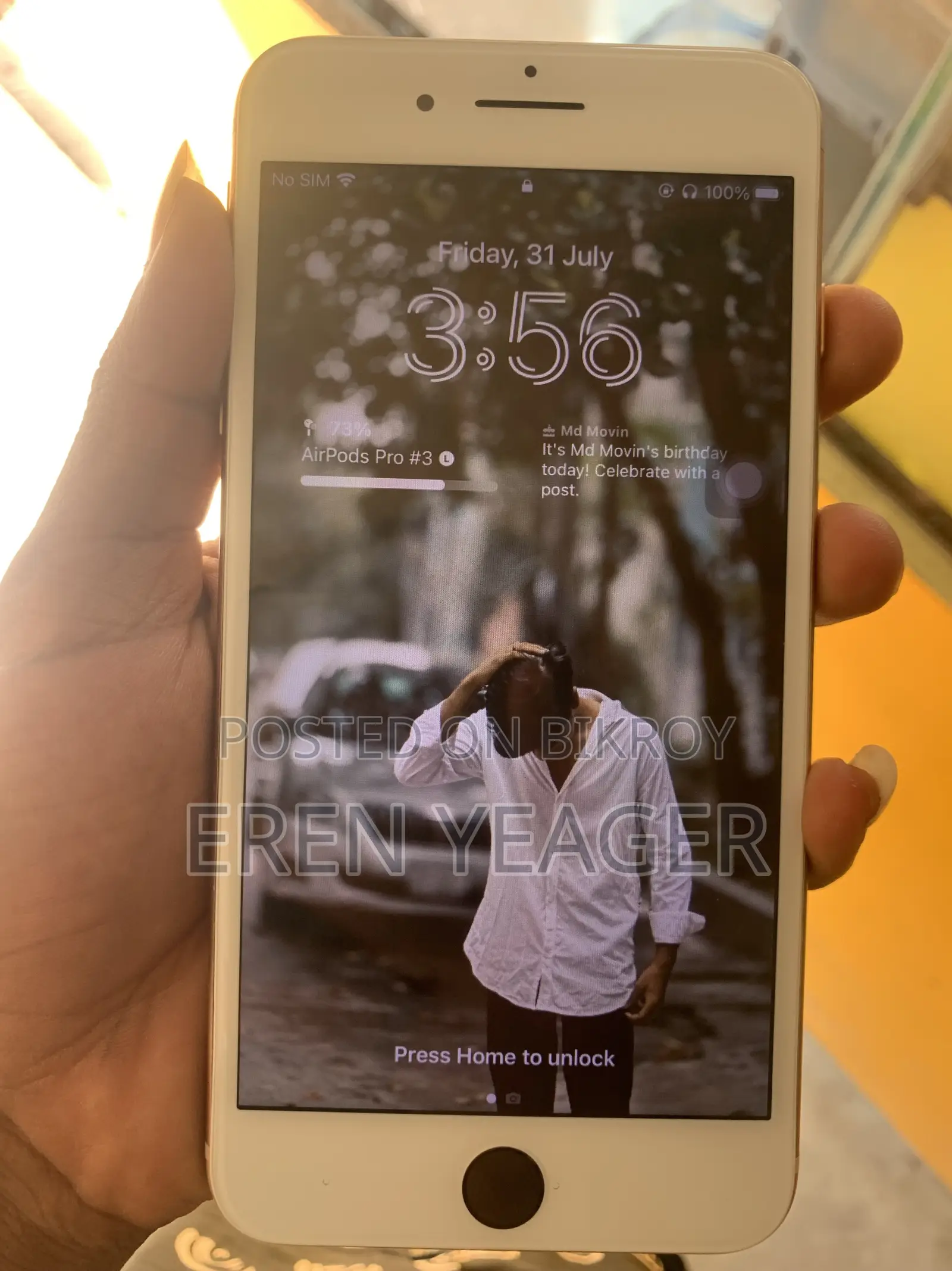 নিউ অ্যাপল আইফোন ৮ প্লাস ৬৪ জিবি গোল্ড