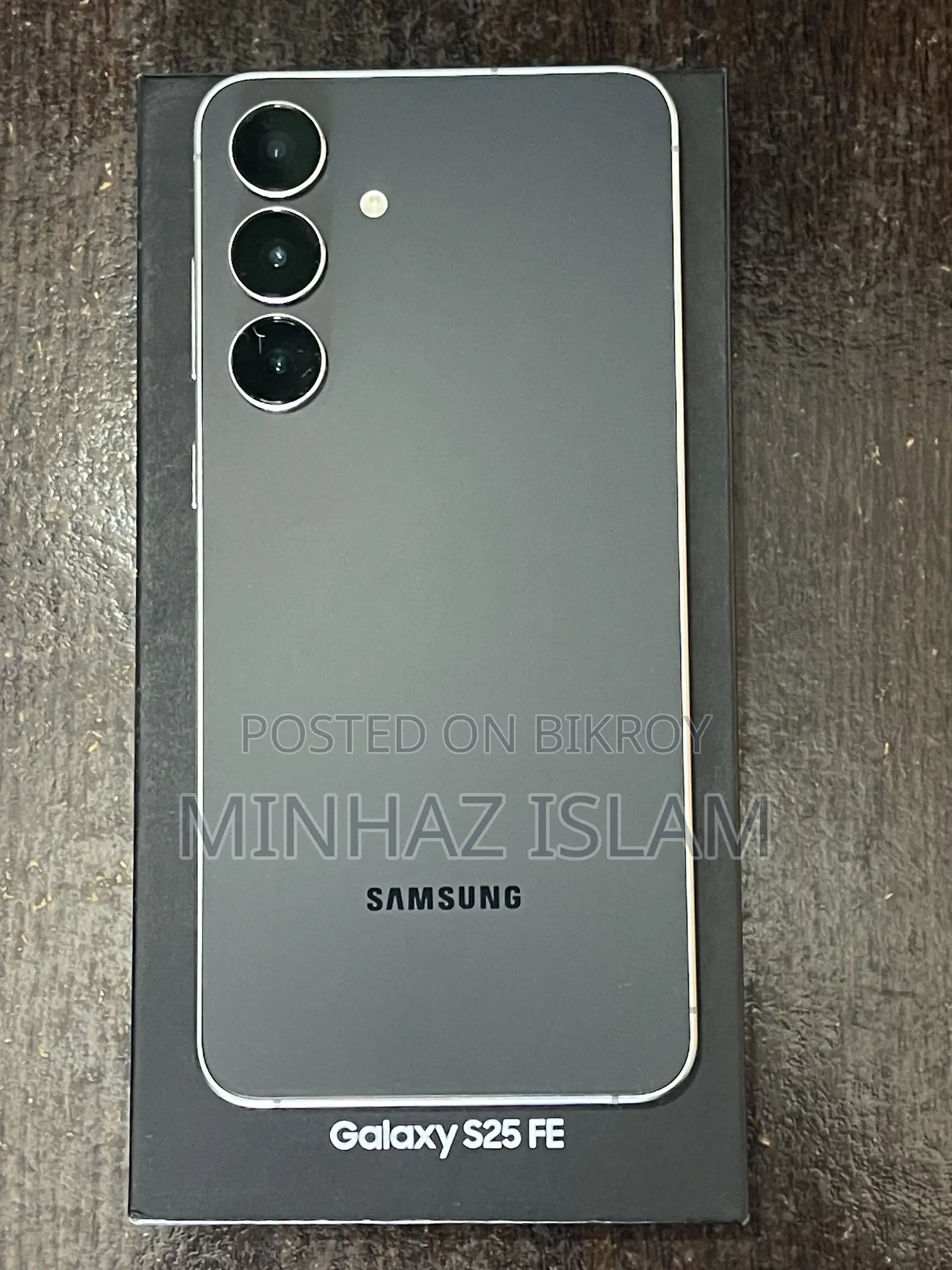 স্যামসাং গ্যালাক্সি এস২৫ এফই ১২৮ জিবি গ্রে