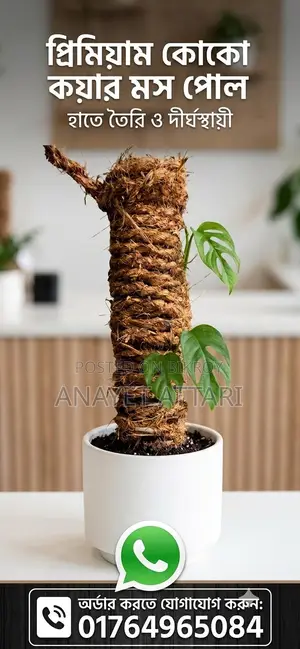 প্রিমিয়াম কোয়ালিটি কোকো ফাইবার মস পোল