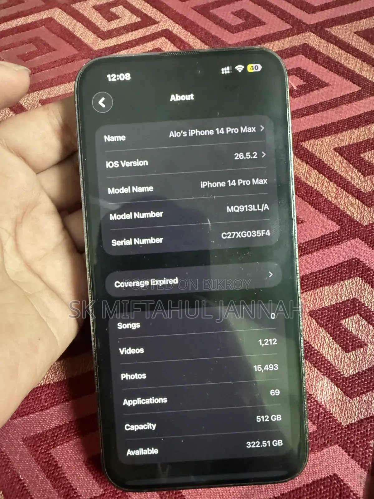 Apple iPhone 14 Pro Max 512 GB Black