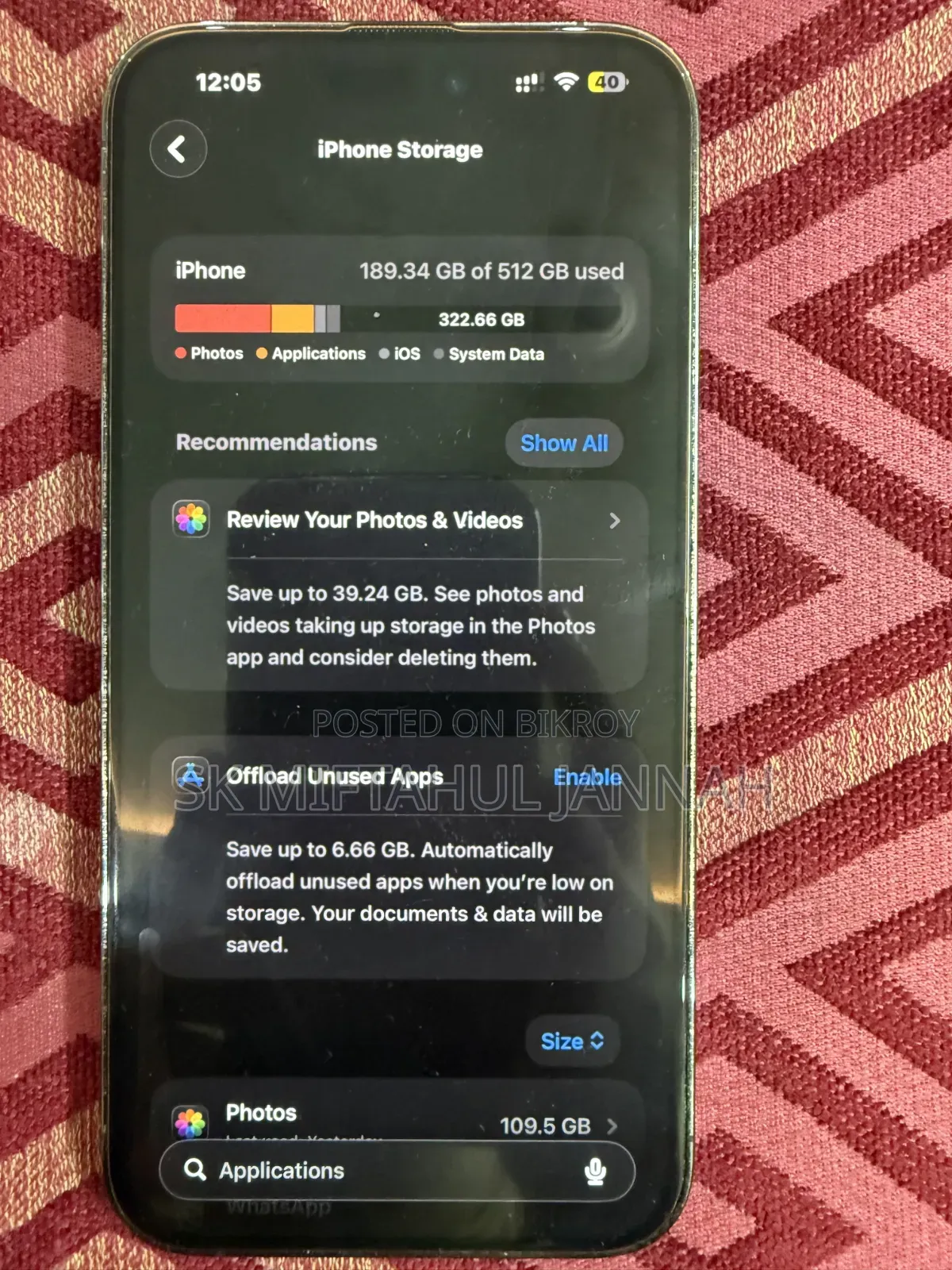 Apple iPhone 14 Pro Max 512 GB Black