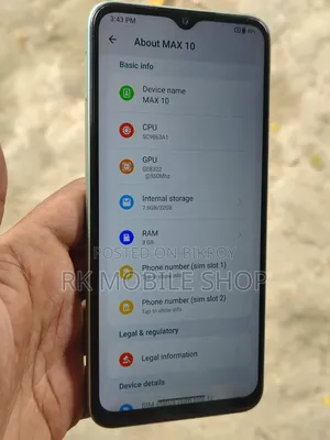 Symphony MAX 10 32 GB Blue
