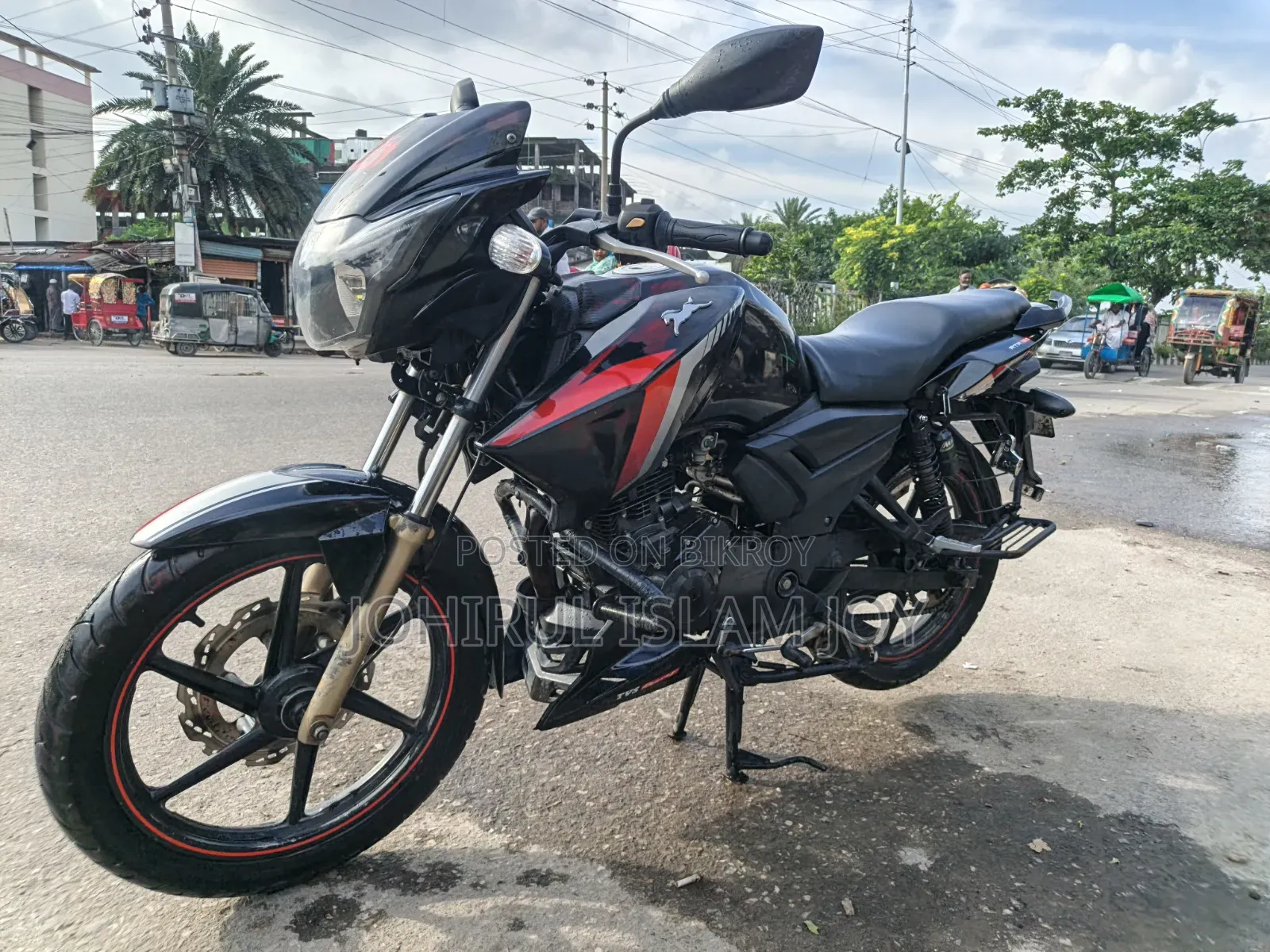 TVS Apache RTR 160 2V 2019 Black