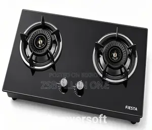 FIESTA H9T Table Top Gas Stove 2 Burner Black