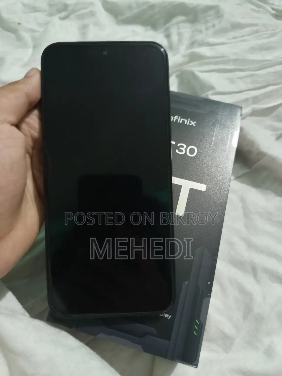 ইনফিনিক্স জিটি ৩০ ৫জি ২৫৬ জিবি ব্ল্যাক