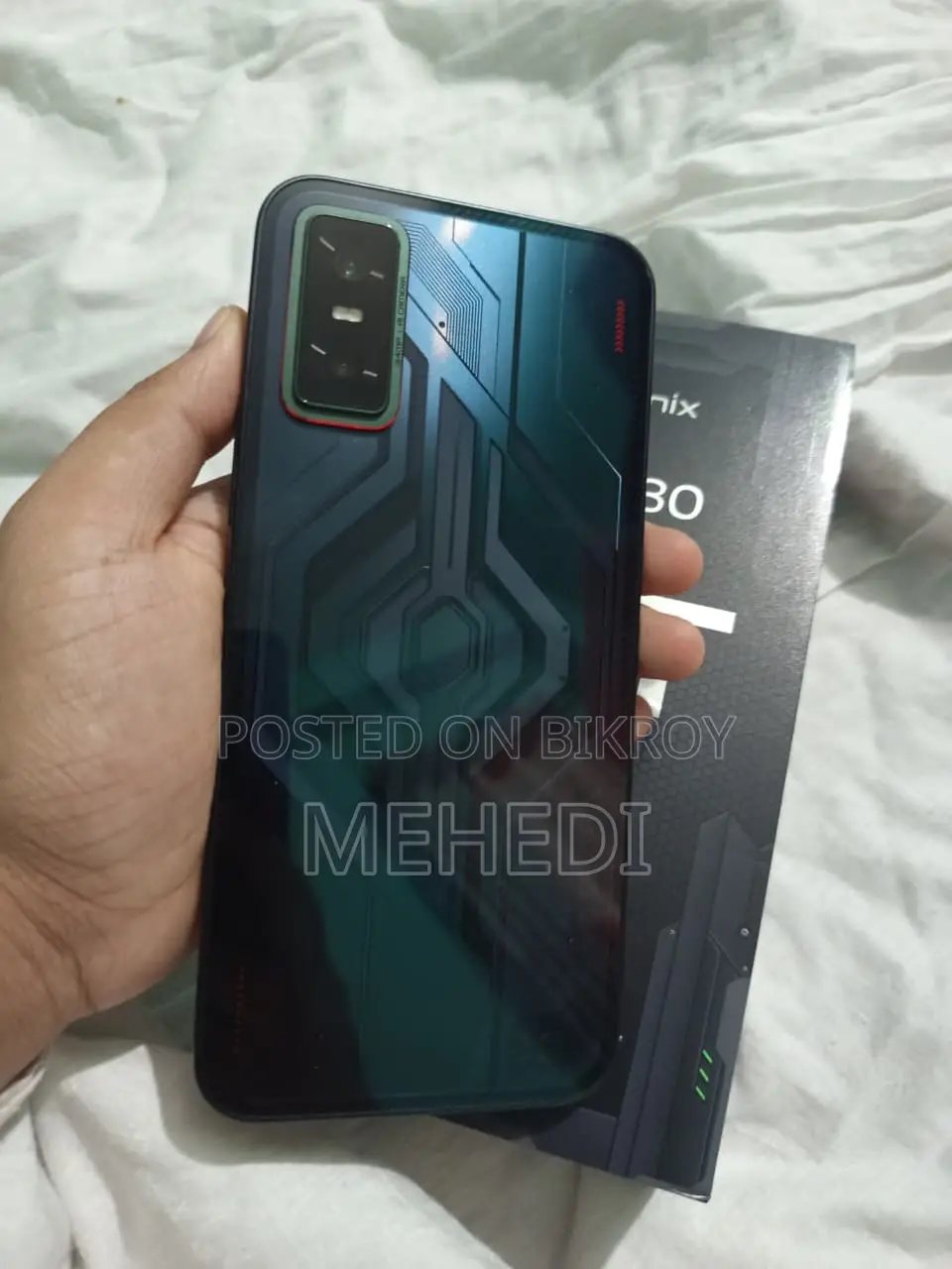 ইনফিনিক্স জিটি ৩০ ৫জি ২৫৬ জিবি ব্ল্যাক