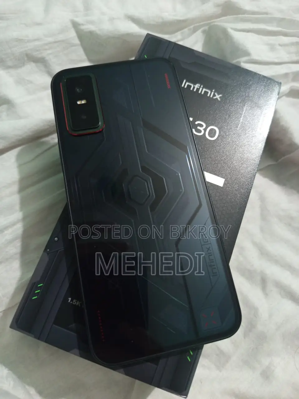 ইনফিনিক্স জিটি ৩০ ৫জি ২৫৬ জিবি ব্ল্যাক