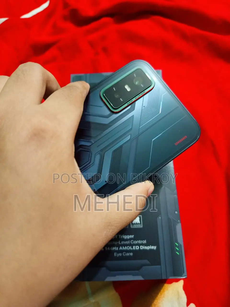 ইনফিনিক্স জিটি ৩০ ৫জি ২৫৬ জিবি ব্ল্যাক