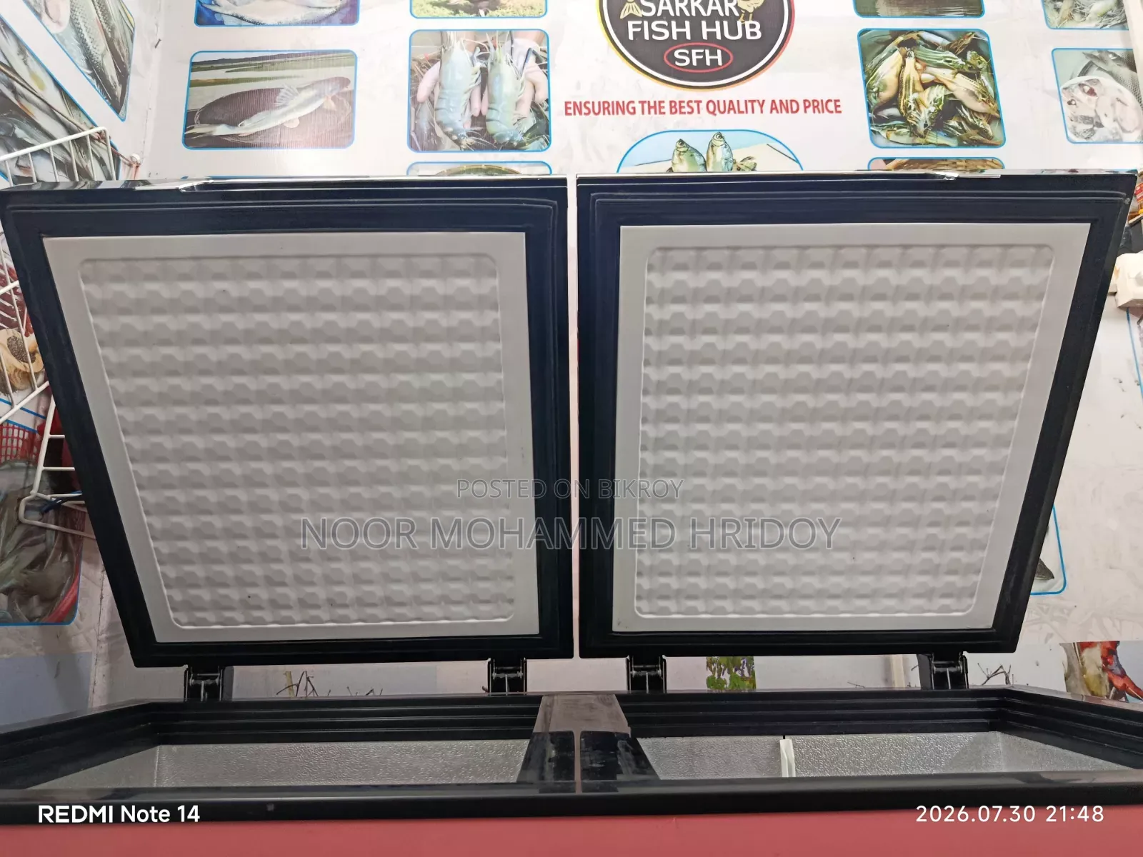 Walton 300 LTR Glass Top Refrigerator - Almost New (4 Months Used)