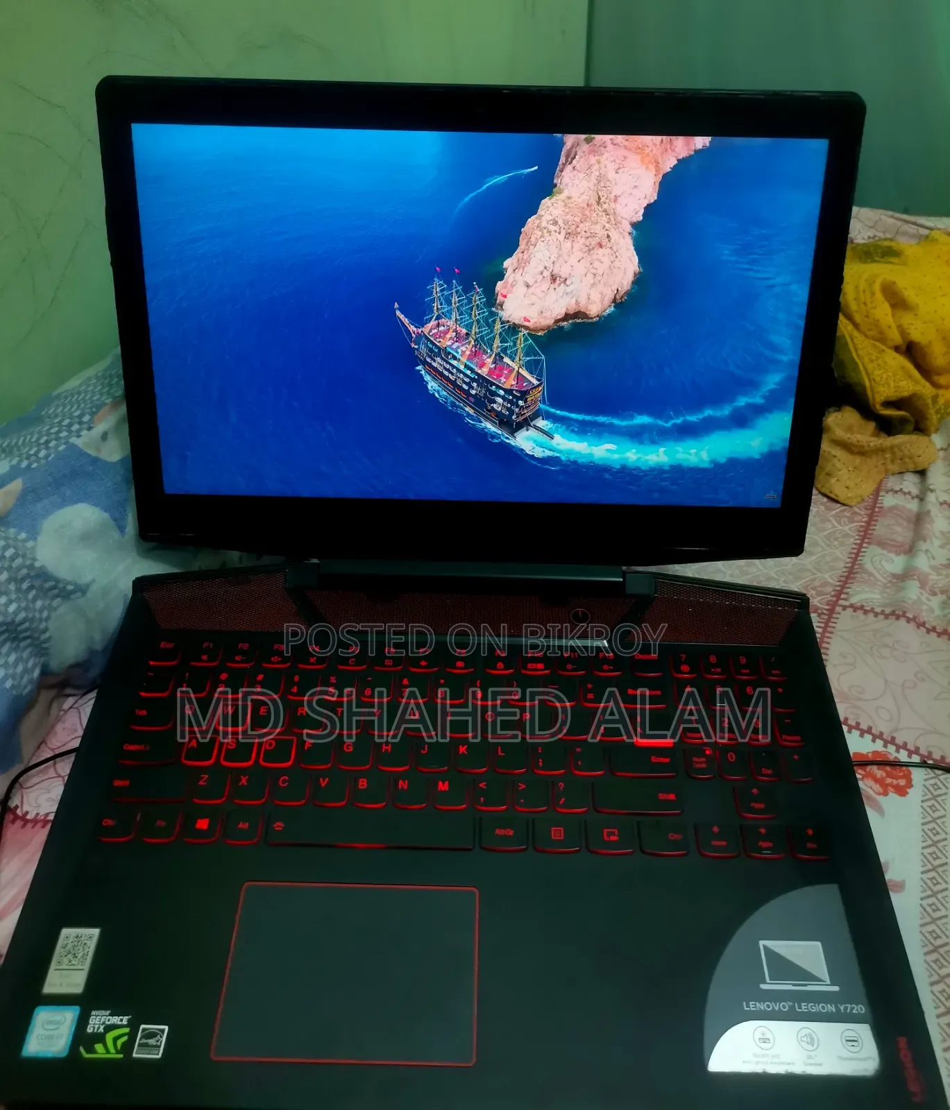Laptop Lenovo Legion Y720 16GB Intel Core I7 HDD+SSD 1T