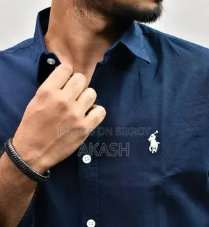 প্রিমিয়াম অক্সফোর্ড কটন রালফ লরেন লাকোস্টে ফর্মাল শার্ট