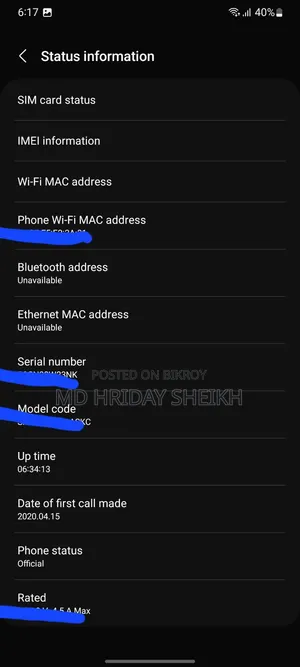 Samsung Galaxy S20 Ultra 5G 256 GB Silver
