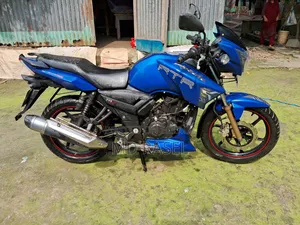 টিভিএস অ্যাপাচি আরটিআর ১৬০ ২ভি ২০১৭ নীল