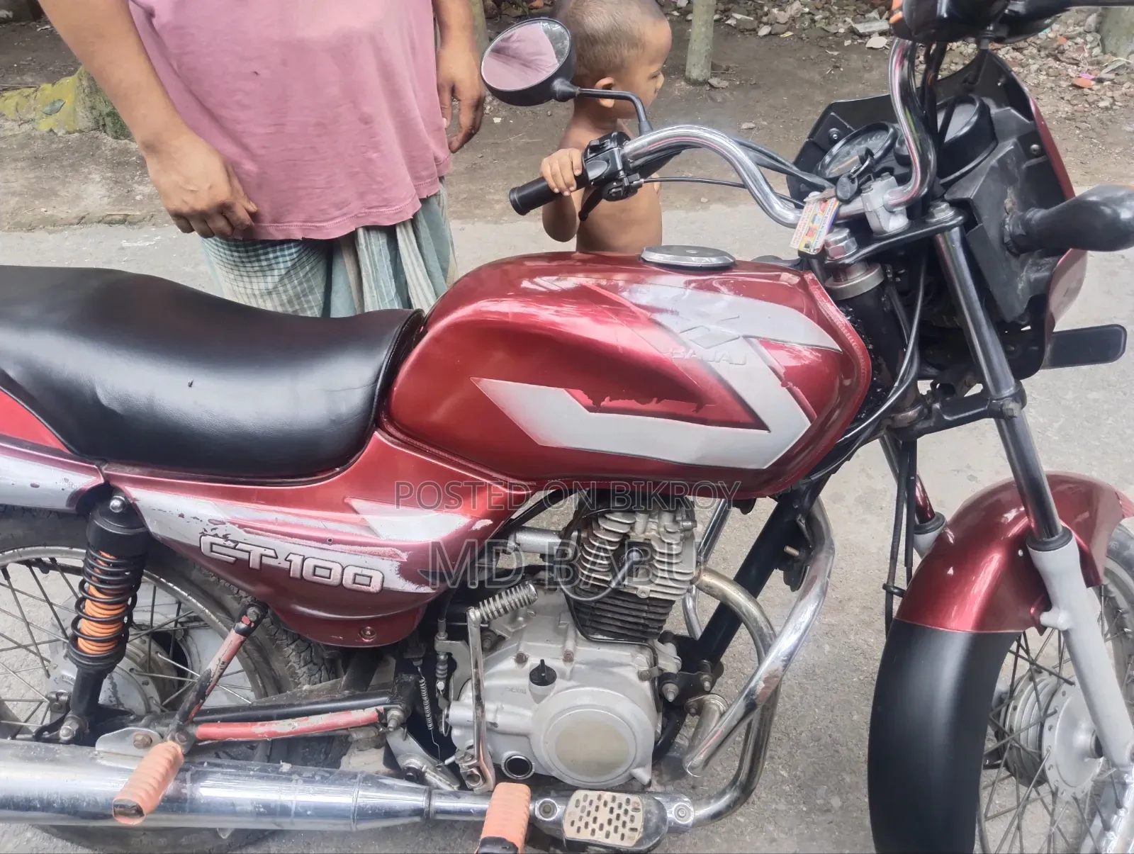 Bajaj CT 100 2011 Red