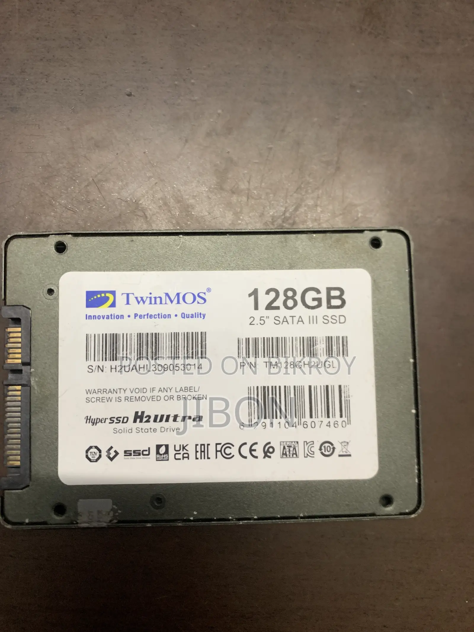 TwinMOS H2 Ultra 128GB 2.5 Inch SATAIII Internal SSD