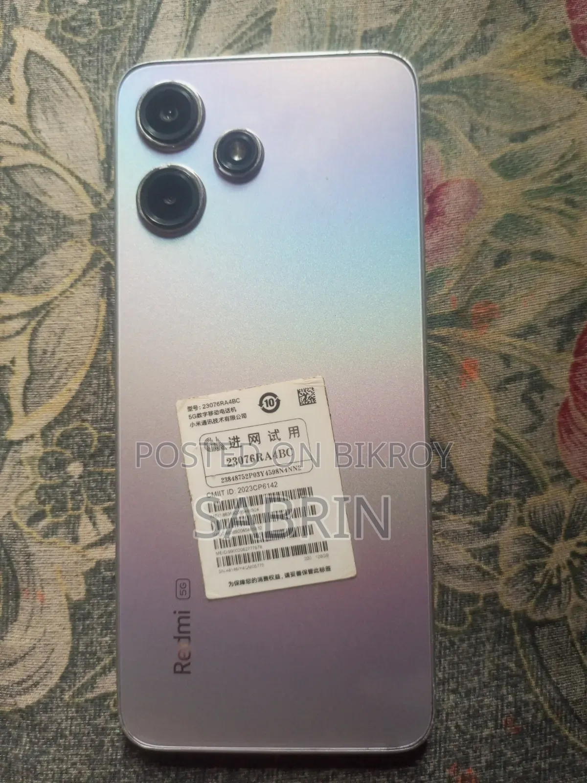 New Xiaomi Redmi Note 12R 128 GB White