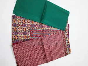 Pure cotton three-piece.