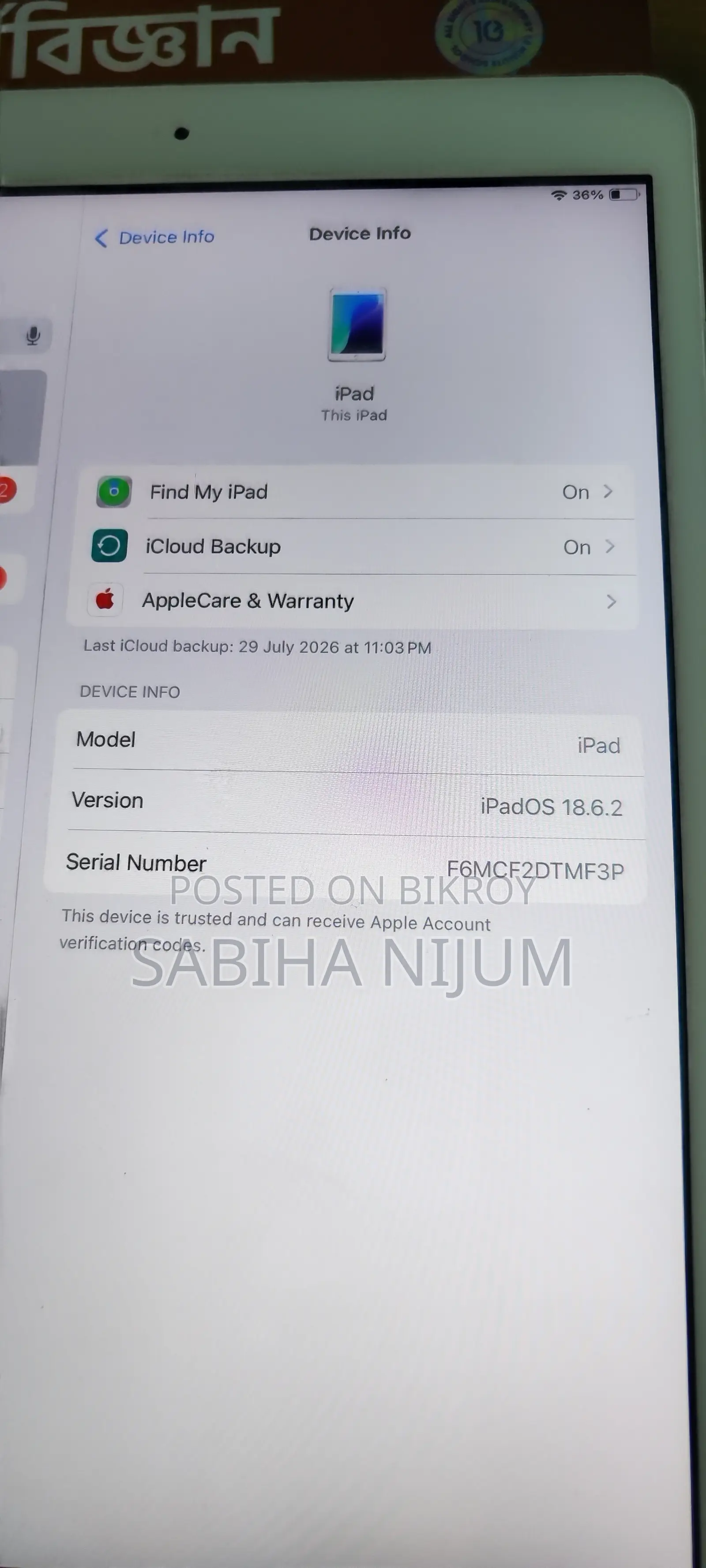 Apple iPad 10.2 (2019) 32 GB
