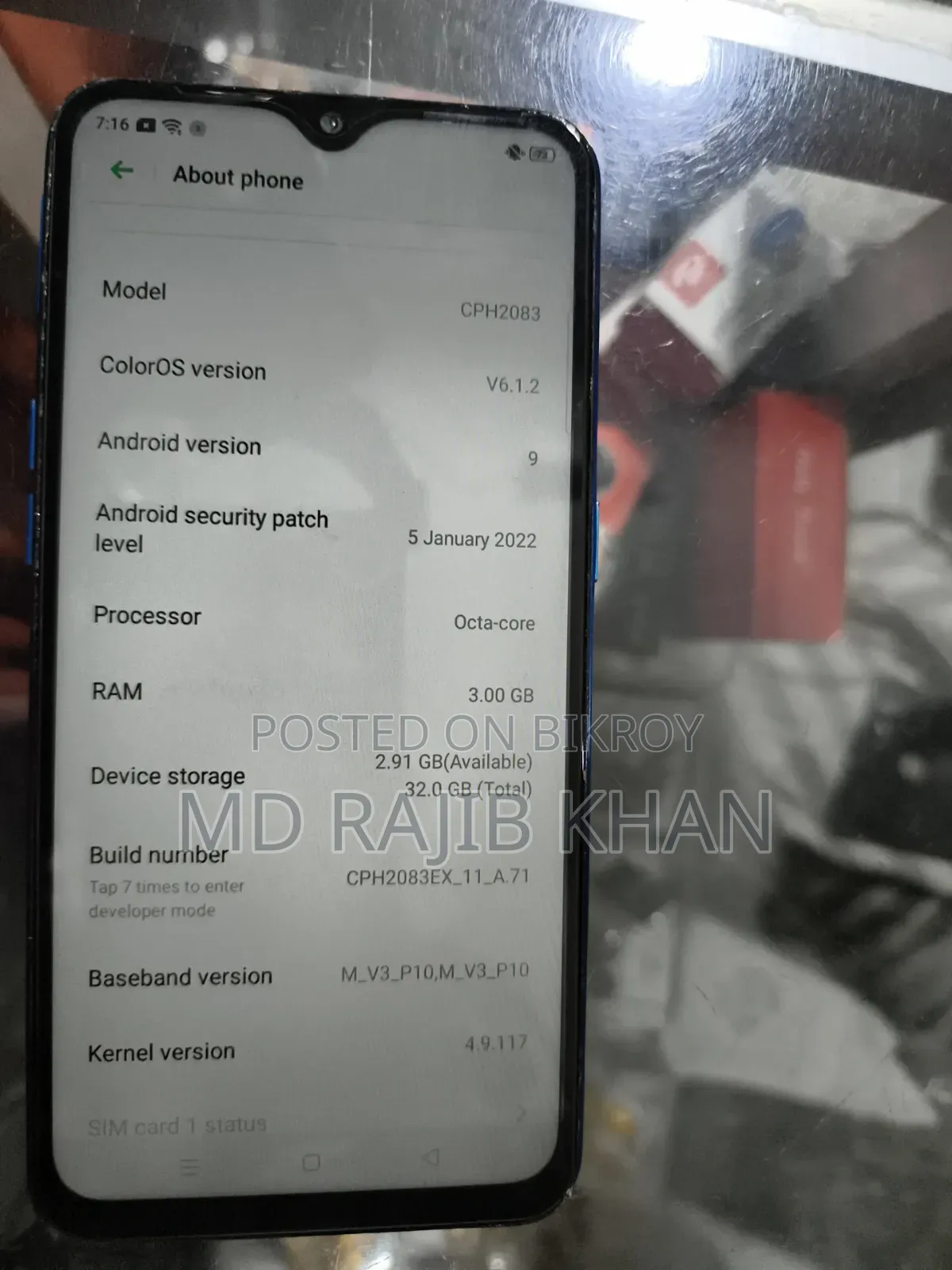 Oppo A12 32 GB Blue