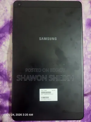 নতুন স্যামসাং গ্যালাক্সি ট্যাব এ ৮.০ (২০১৯) ৩২ জিবি ব্ল্যাক