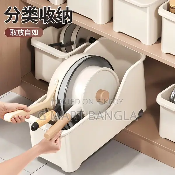 Kitchen Storage Box With Wheels for Home Use, Storage Rack