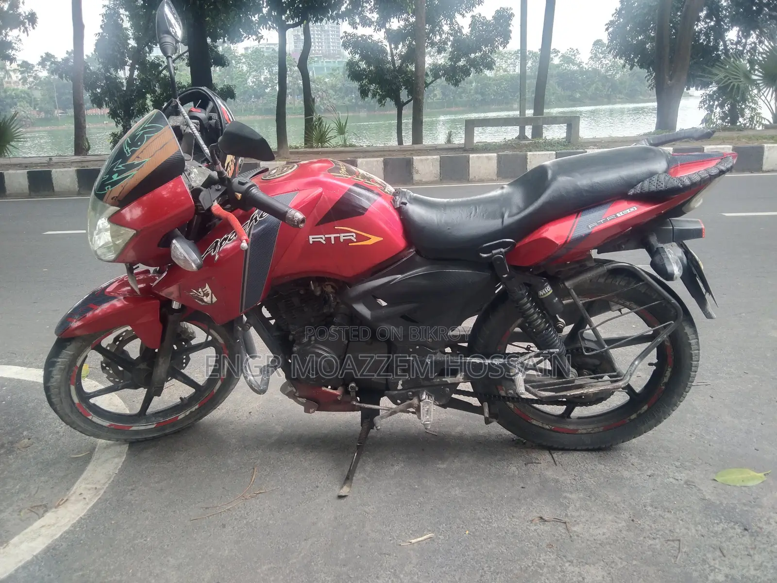 টিভিএস আপাচে আরটিআর ১৬০ টুভি ২০১২ রেড