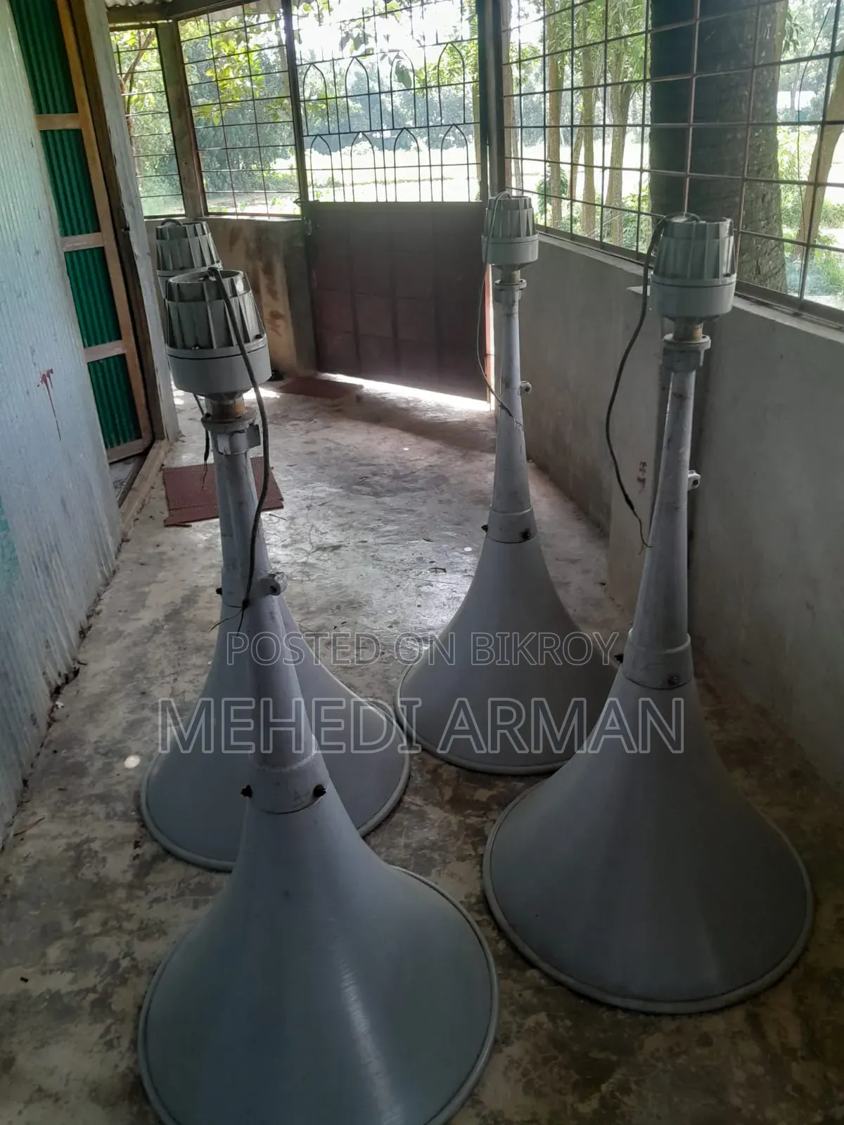 4 Horn Speakers (30W Driver Unit) For Sale | Full Fresh Condition