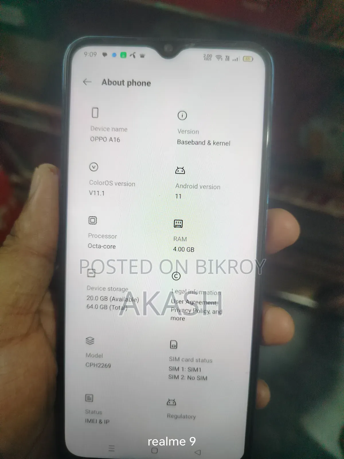 Oppo A16 64 GB