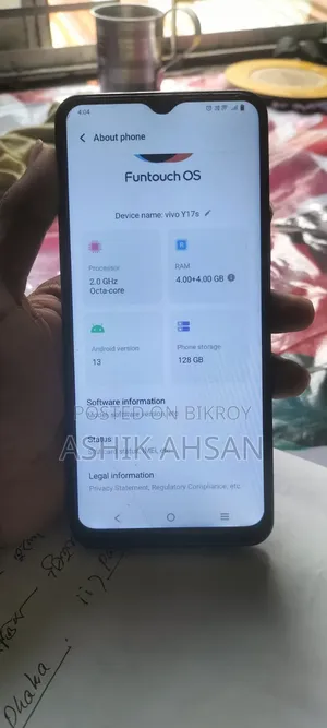 Vivo Y17s 128 GB Black