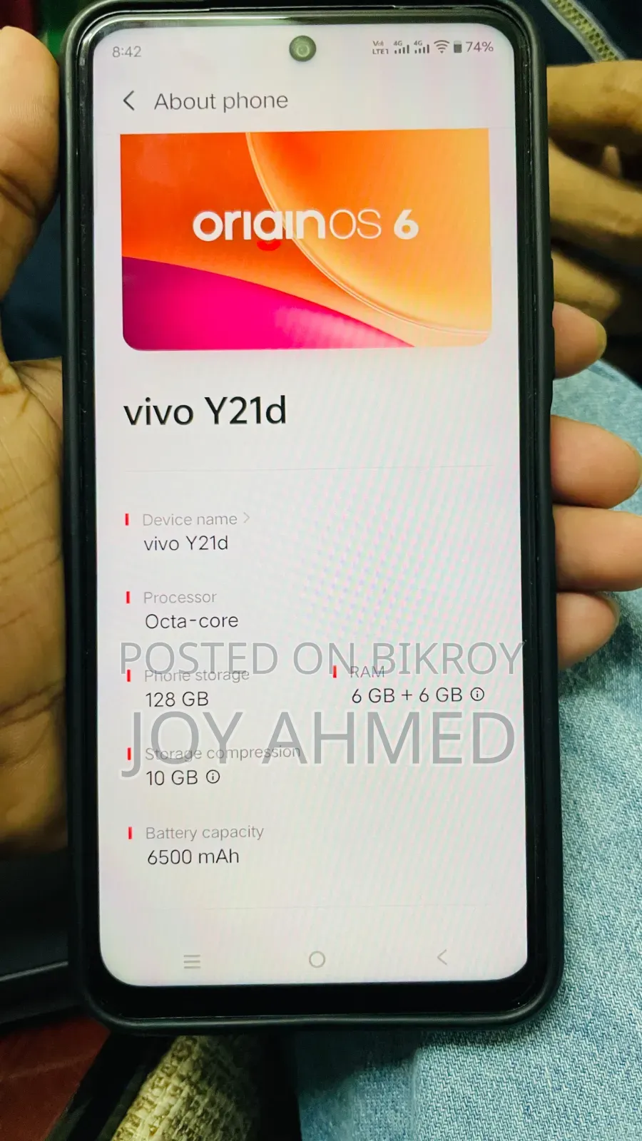 Vivo Y21d 128 GB