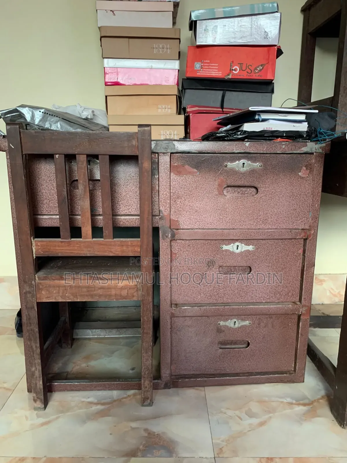 Furniture Table, Chair, School Bench, Fan