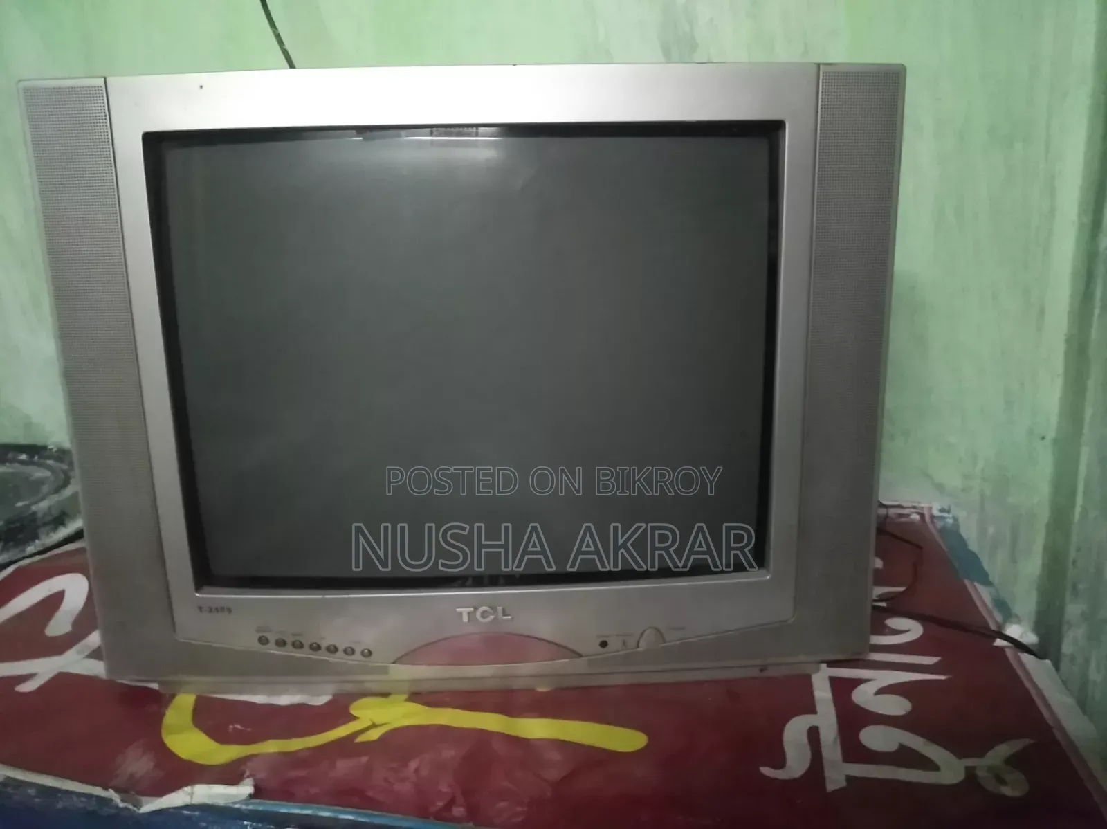 21" TCL Color TV. Running.
