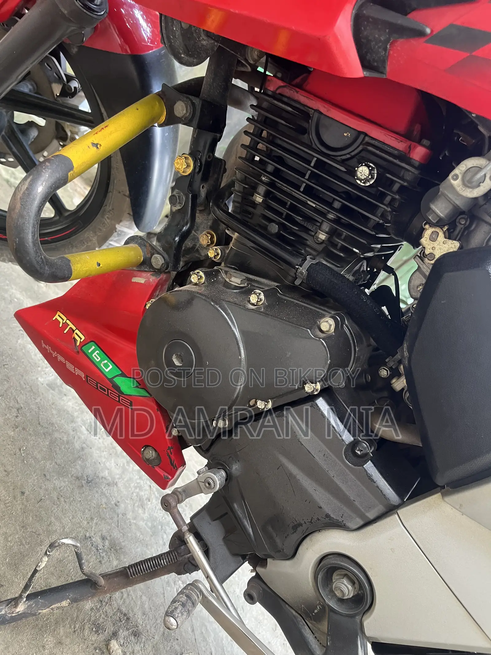 TVS Apache RTR 160 4V 2022 Red
