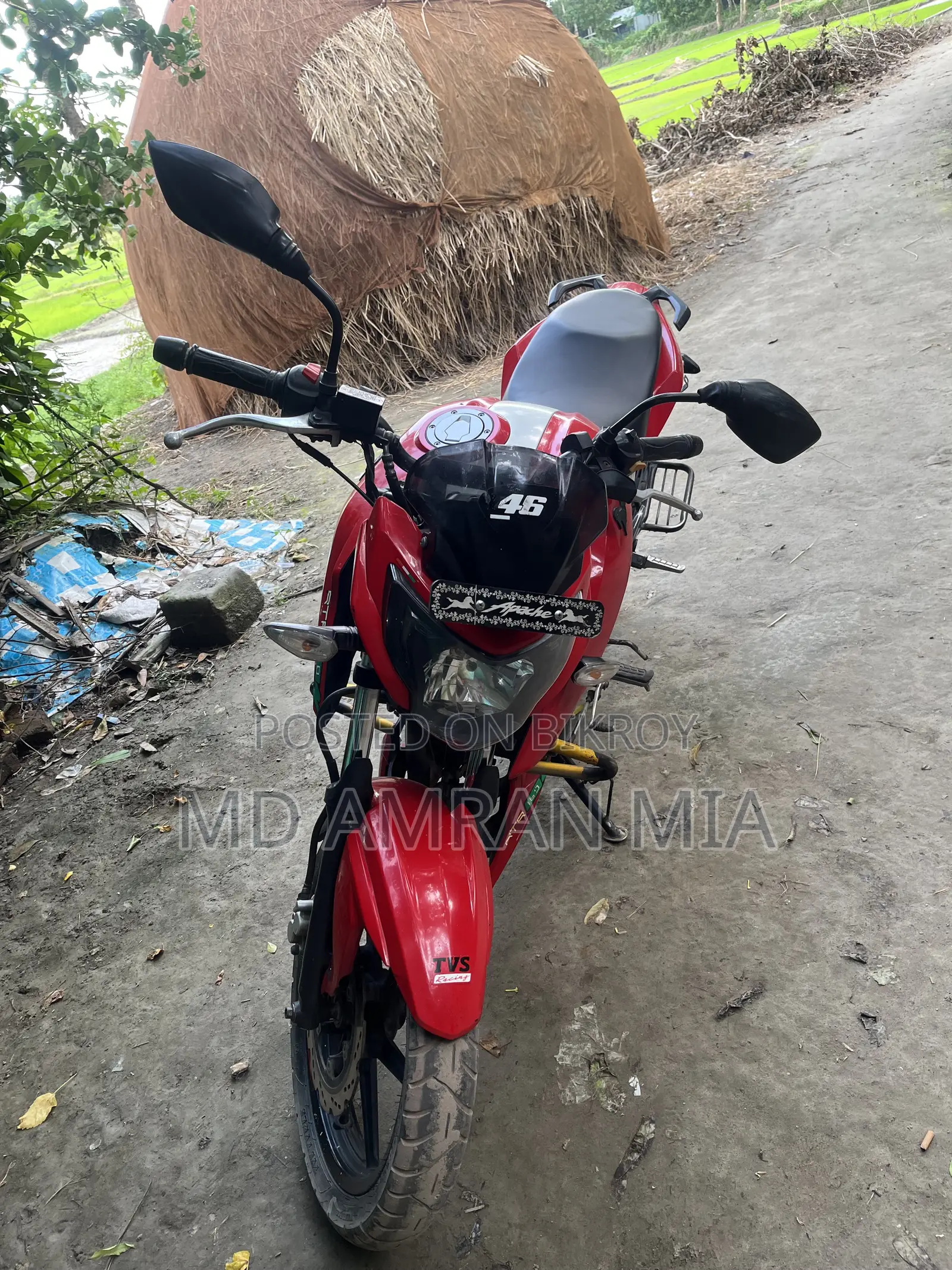 TVS Apache RTR 160 4V 2022 Red