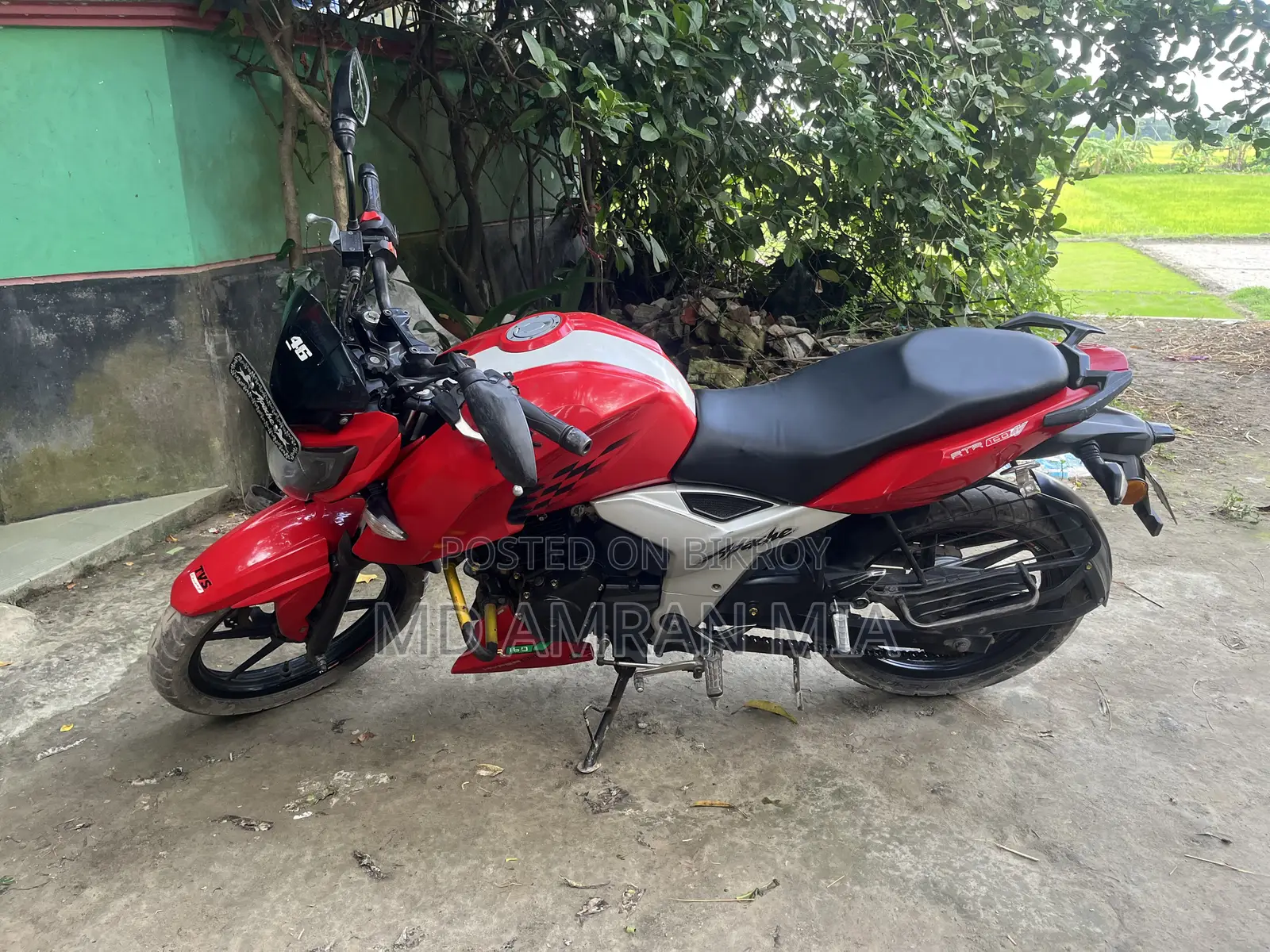 TVS Apache RTR 160 4V 2022 Red