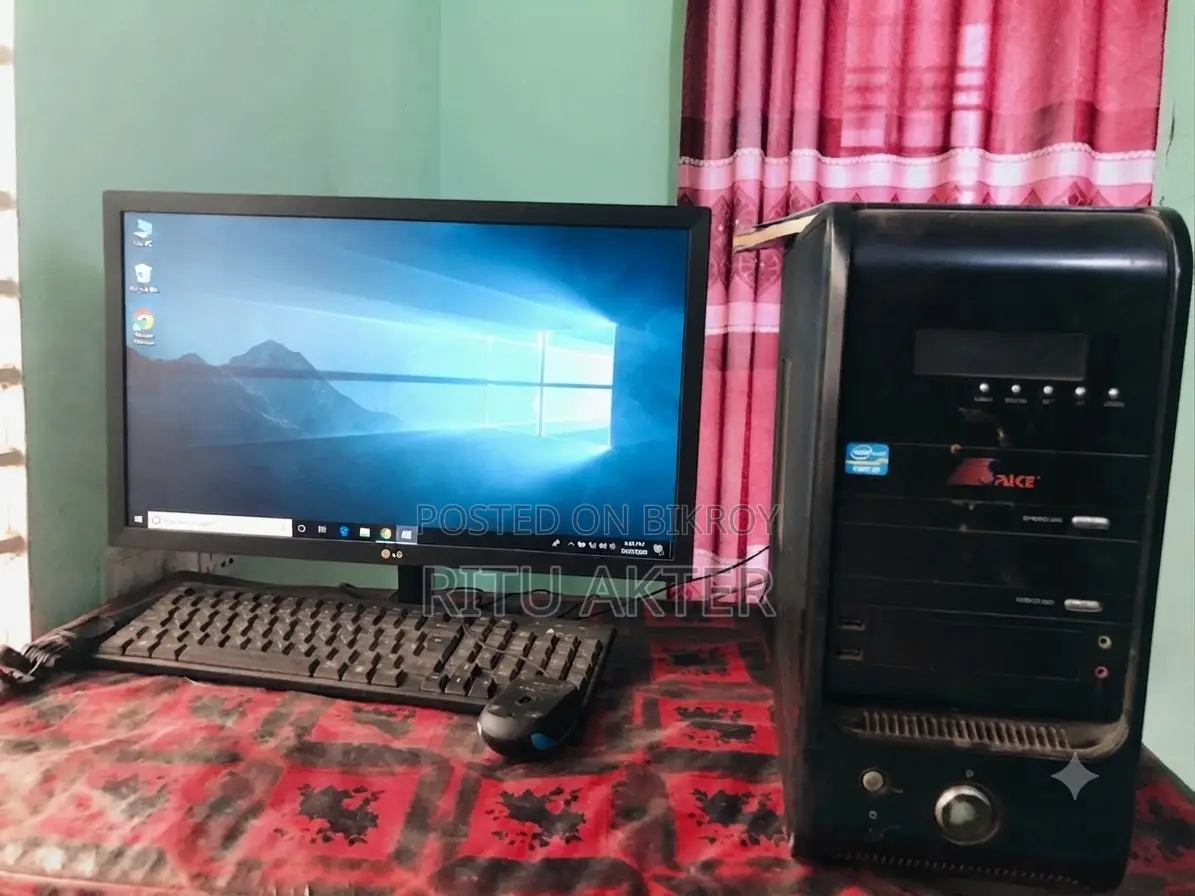 ডেস্কটপ কম্পিউটার গিগাবাইট জিবি-বেস-৩০০০ ৮জিবি ইন্টেল কোর আই৩ এসএসডি ১২৮জিবি