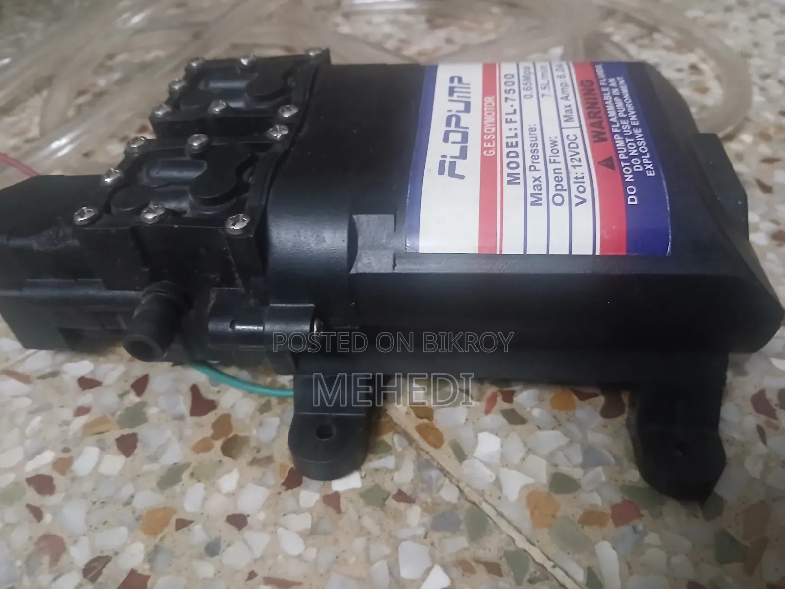 ১২ভি হাই প্রেশার পাম্প
