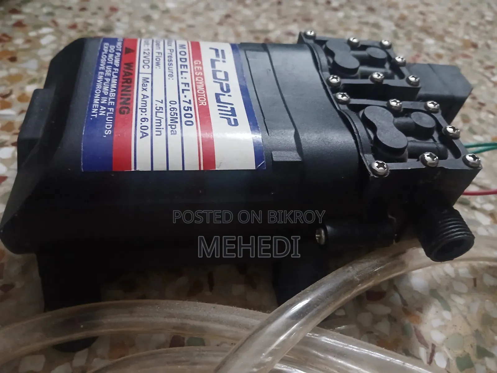 ১২ভি হাই প্রেশার পাম্প