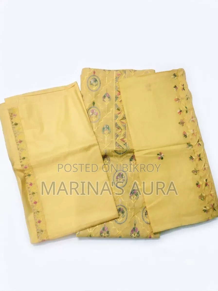 Pure Cotton Three-Piece.