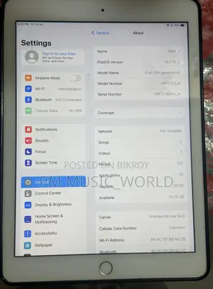 Apple iPad 5 (2022) 32 GB White