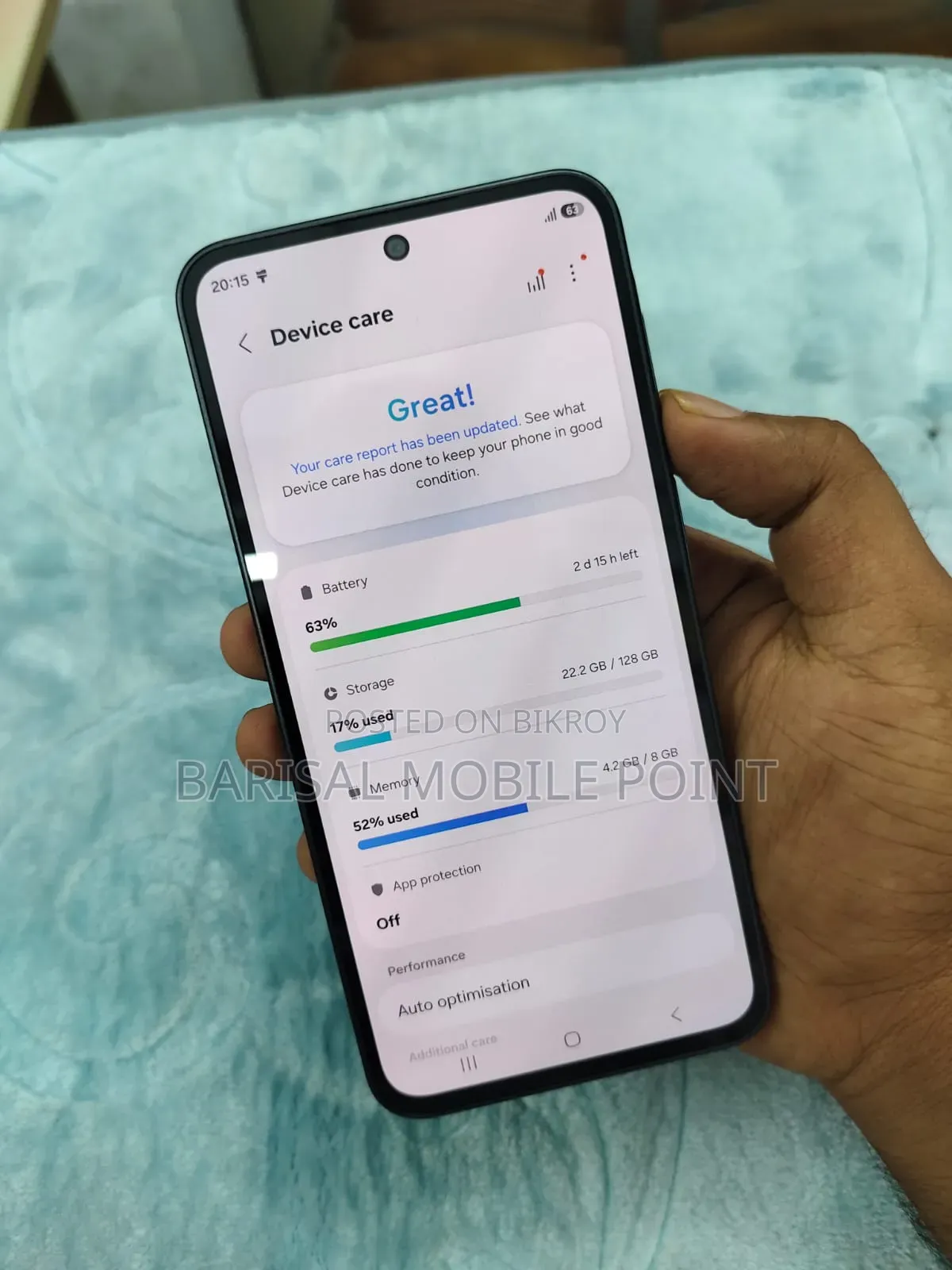 নতুন স্যামসাং গ্যালাক্সি এ৩৭ ১২৮ জিবি গ্রে
