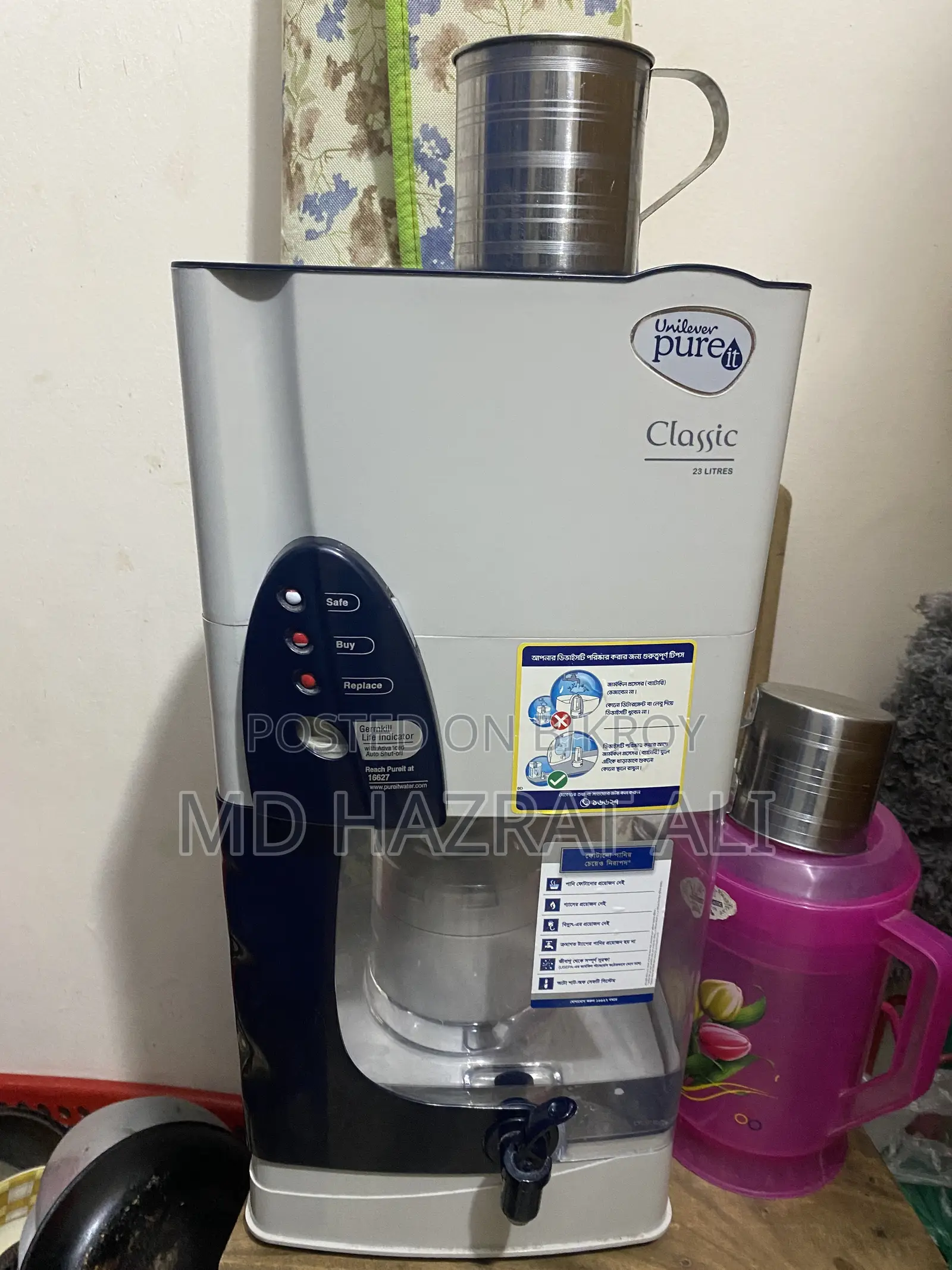 Pureit Water Filter with New 1500 Liter Kit