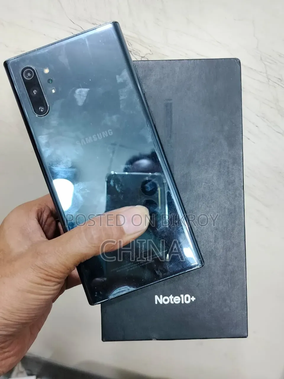 স্যামসাং গ্যালাক্সি নোট ১০ প্লাস ৫জি ২৫৬ জিবি ব্ল্যাক